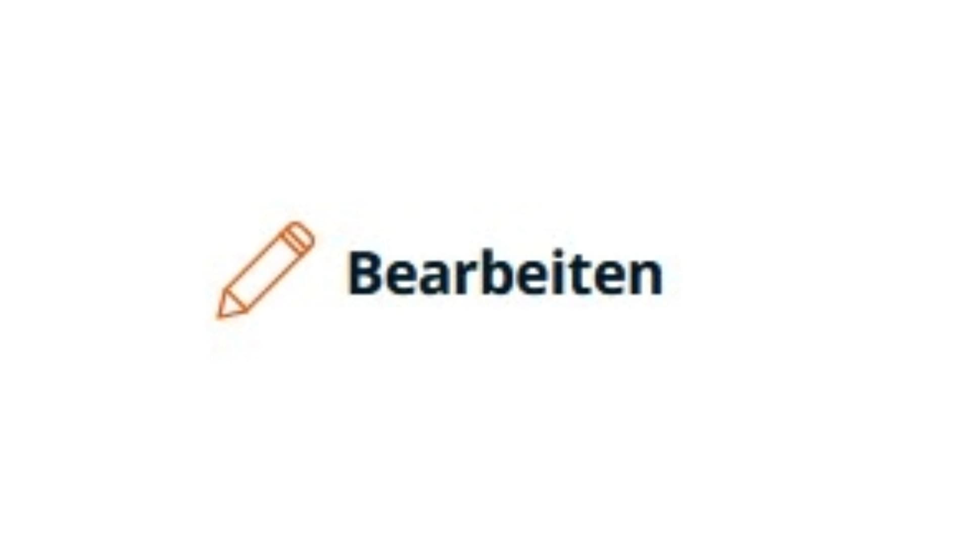 Bearbeiten Button